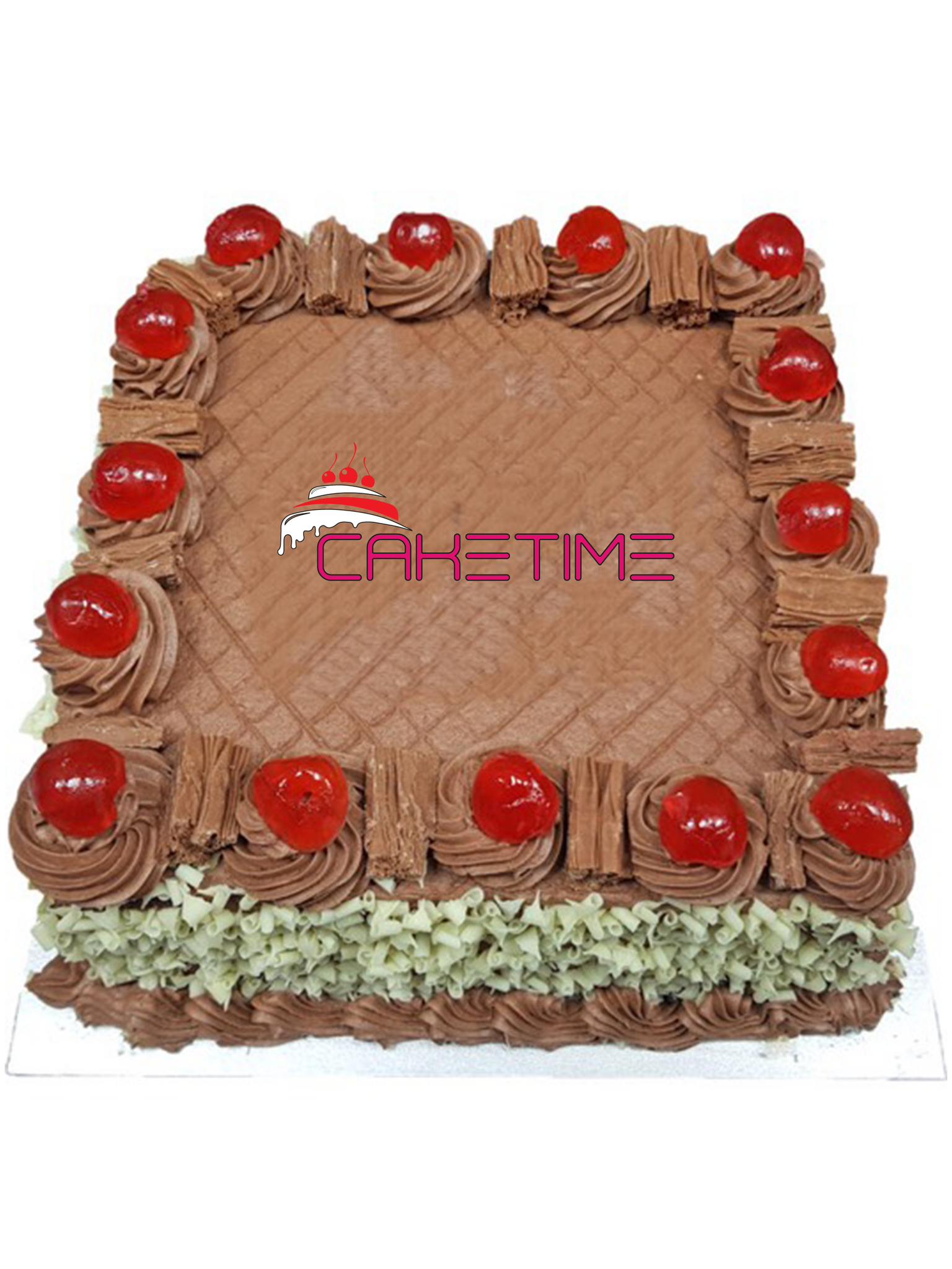 Chocolate Flake Cherry Cake