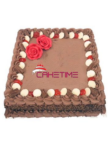 Chocolate Flake Rose Cake