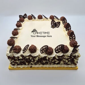 Chocolate Ferrero Curls Cake