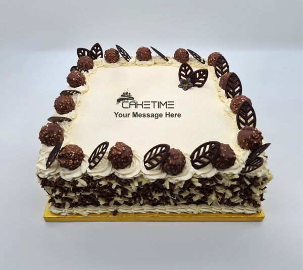 Chocolate Ferrero Curls Cake