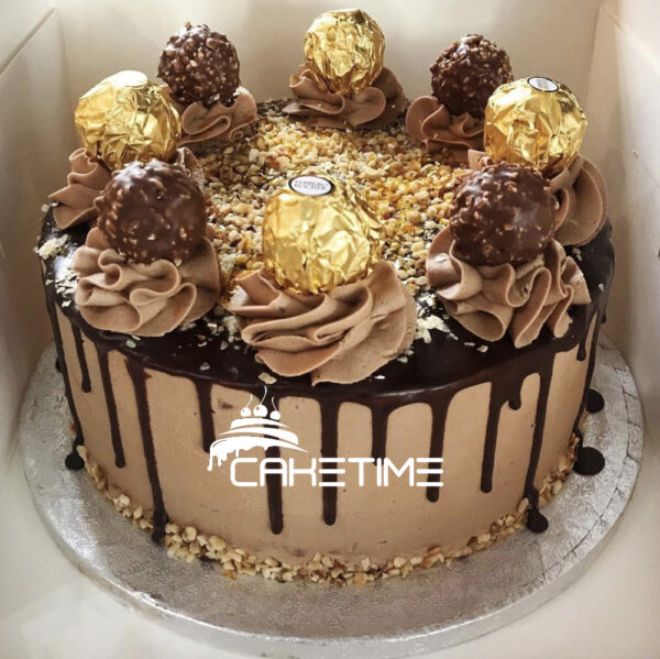 Chocolate Ferrero Drip Cake