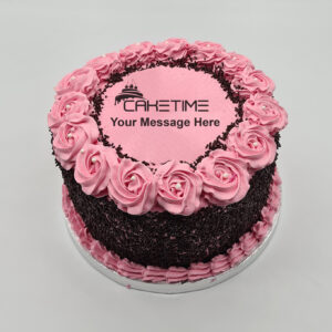 Classic Pink Birthday Cake