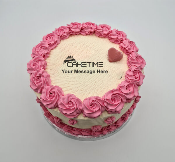 Classic Pink Cream Cake