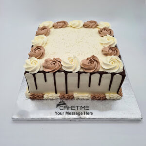 Combo Cream Drip Cake