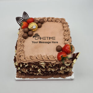 Fresh Fruit Ferrero Chocolate Cake