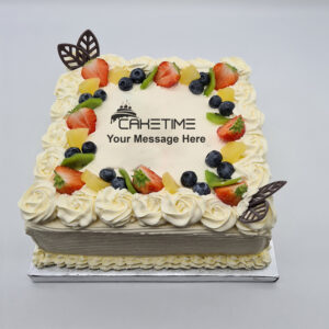 Fresh Fruit Vanilla Cake