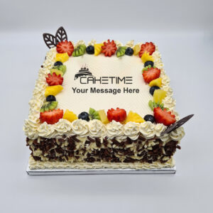 Fresh Fruit Birthday Cake