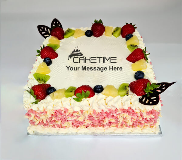 Fruit Selection Curls cake