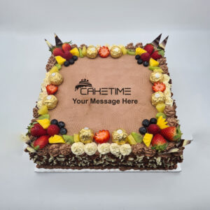 Luxury Ferrero & Mixed Fruit Chocolate Cake