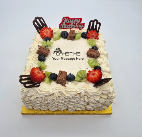 Victoria Fruit Birthday Cake