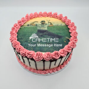 Choco Drip Photo Cake