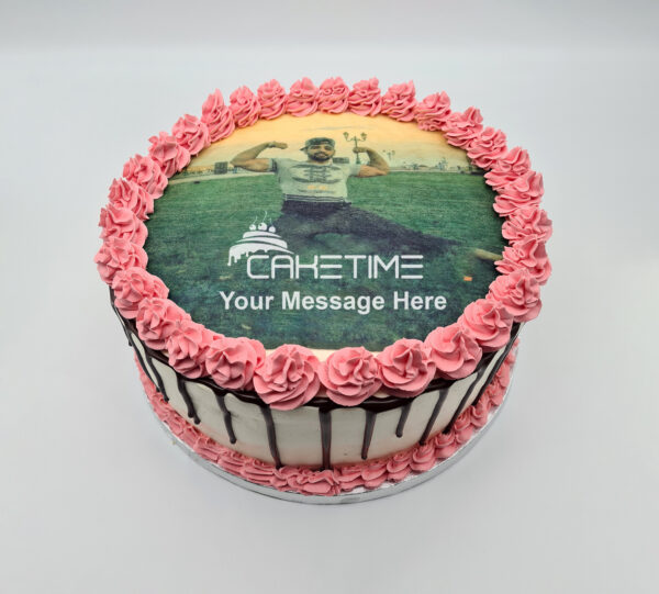 Choco Drip Photo Cake