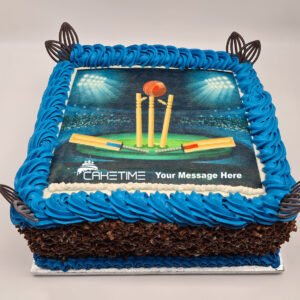 Cricket Photo Cake