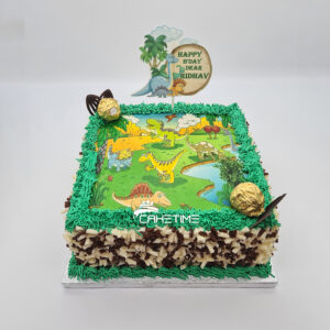 Dinosaur Photo Cake