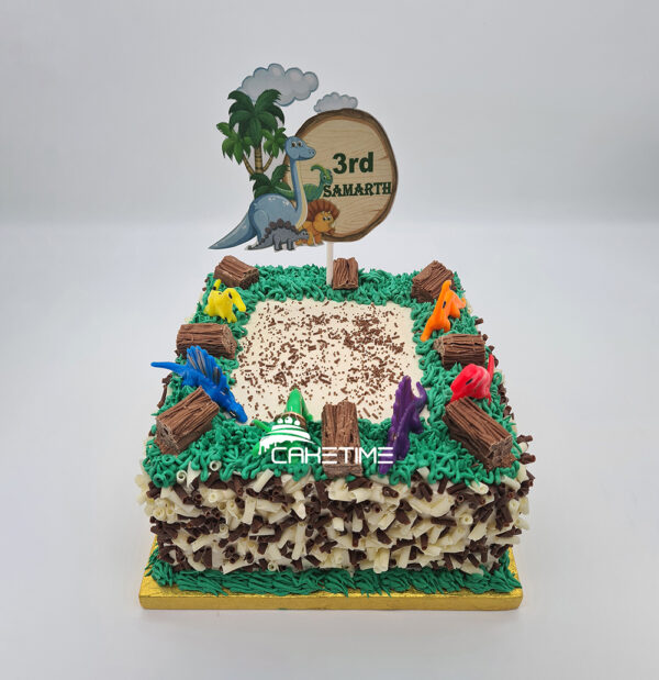 Dinosaur Theme Cake