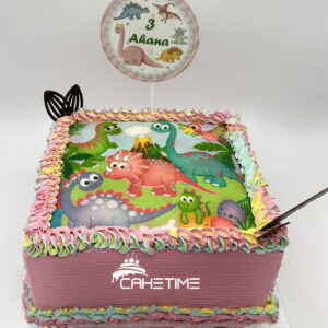 Dinosaur Theme Cake