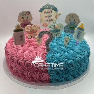 Gender Reveal Cake