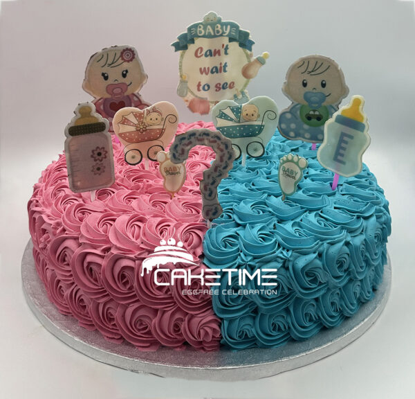 Gender Reveal Cake