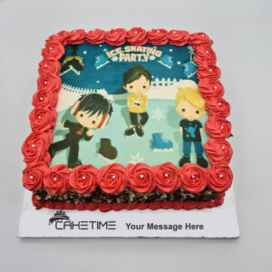 Ice Skating Cake