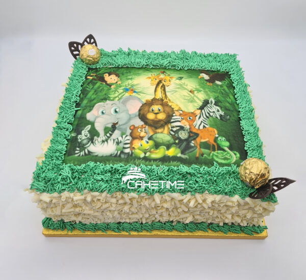 Jungle Theme Cake