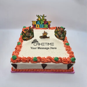 Lohri Theme Cake