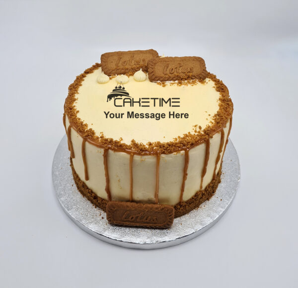 Lotus Biscoff Drip Cake