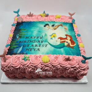 Mermaid Photo Cake