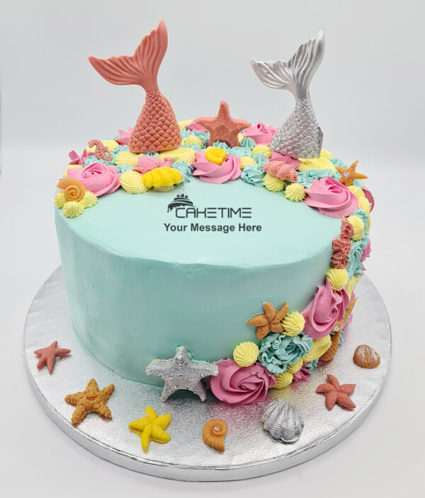 Mermaid Theme Cake