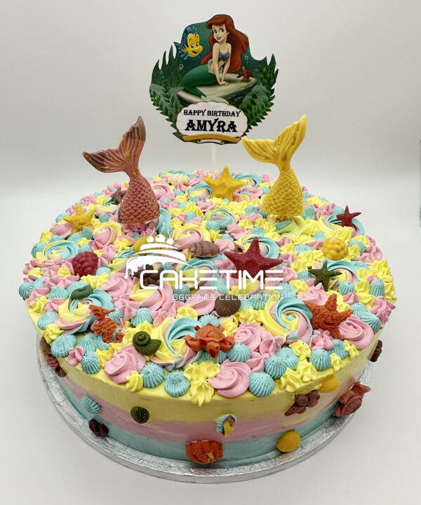 Mermaid Theme Cake
