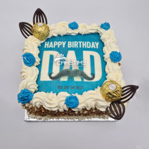 Super Dad Photo Cake