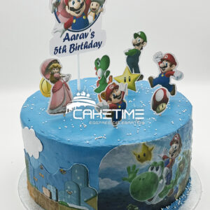 Super Mario Theme Cake