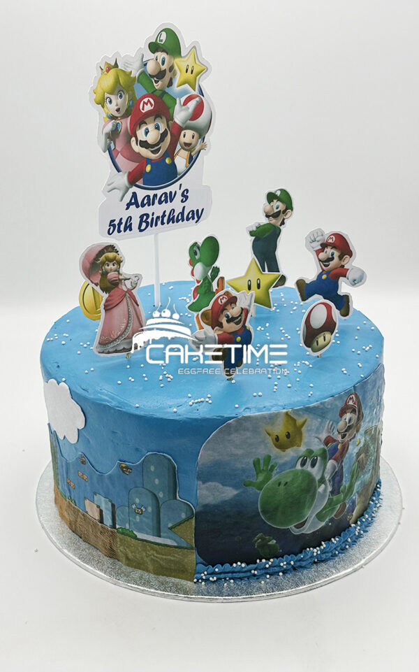 Super Mario Theme Cake