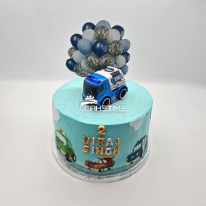 Toy Car Theme Cake