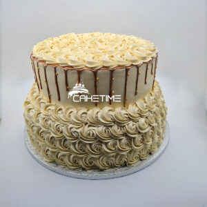 Drip Rosette Cake