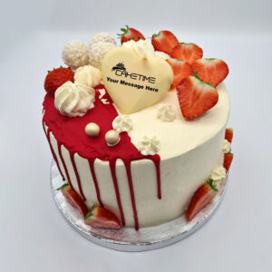 Strawberry Drip Cake