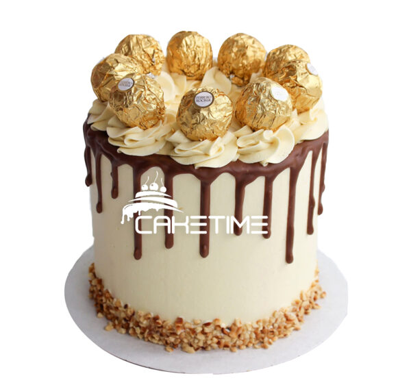 Ferrero Drip Hazelnut Cake